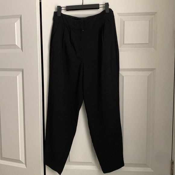 Express Pants - Express Ankle Super High Rise Black Pants